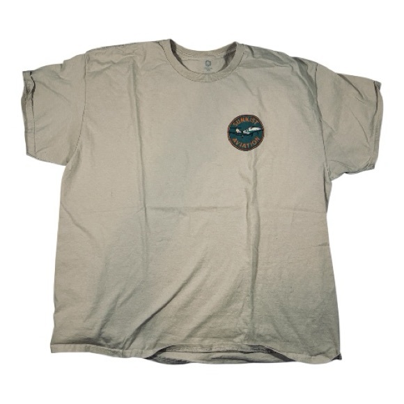 Other - T Shirt Size Boxy Crop Size L/XL Streetwear Grunge Recycle Sunkist Aviation